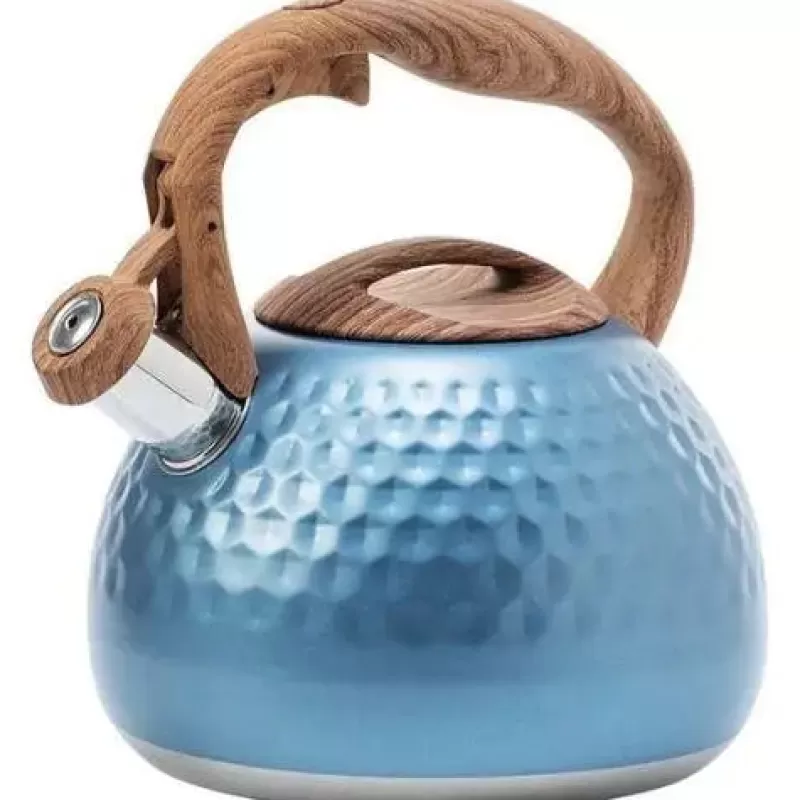 La Théière de Lulu Bouilloire Vintage^Bouilloire Bleu Vintage Manche en bois