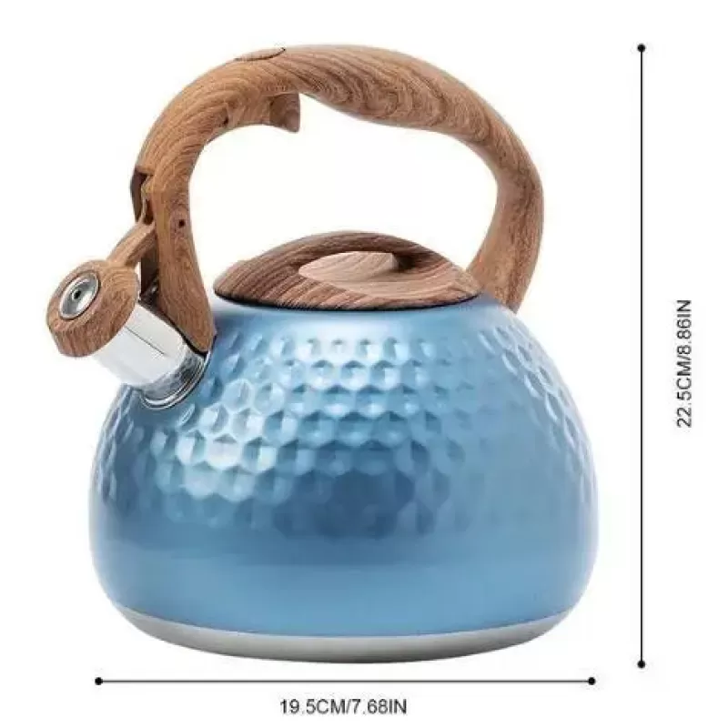 La Théière de Lulu Bouilloire Vintage^Bouilloire Bleu Vintage Manche en bois