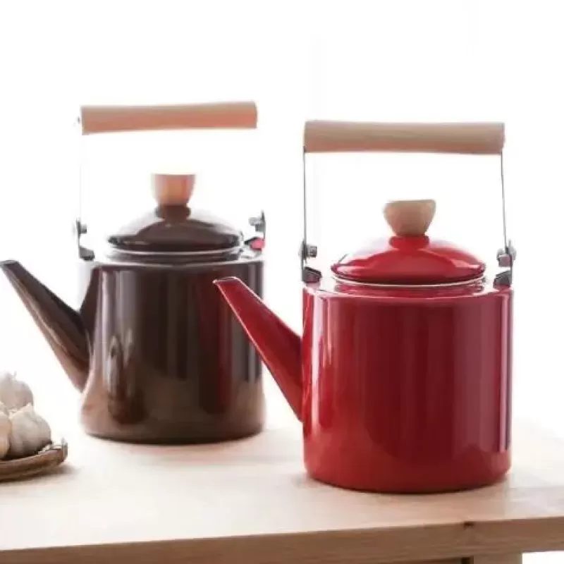 La Théière de Lulu Bouilloire Vintage^Bouilloire Japonaise Vintage Rouge