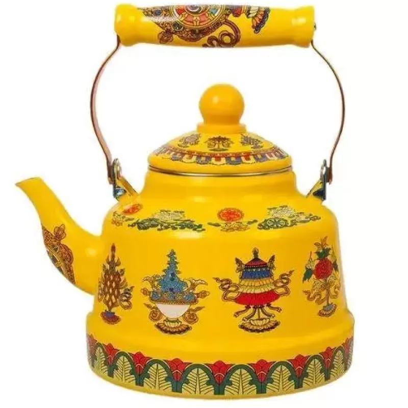 La Théière de Lulu Bouilloire Vintage^Bouilloire vintage Symboles bouddhistes