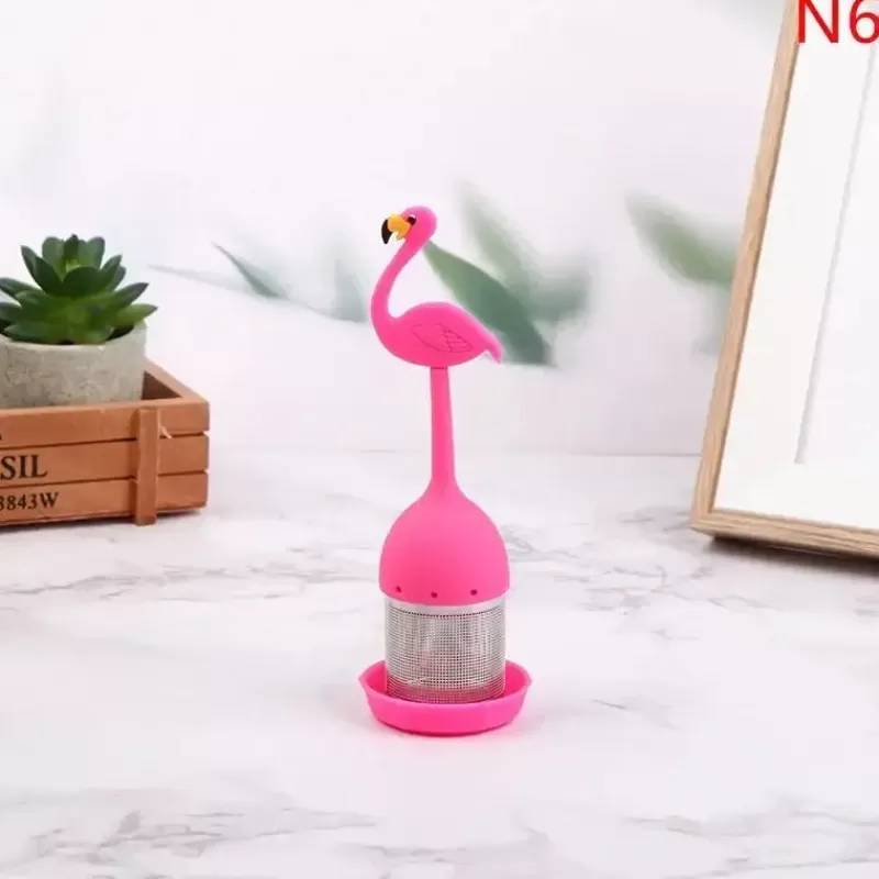 La Théière de Lulu Filtre Théière^Infuseur à thé flamant rose