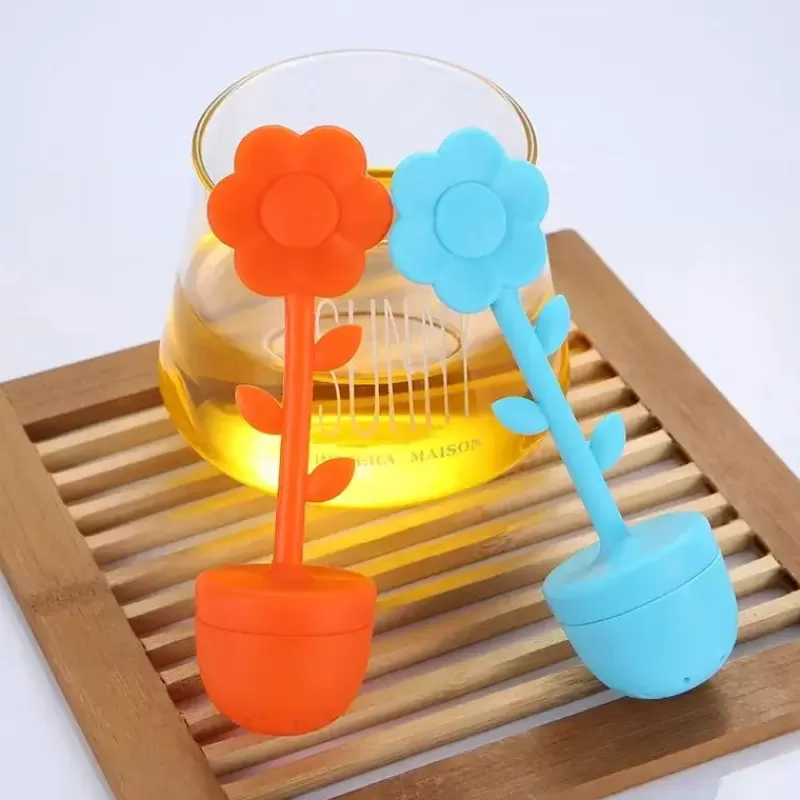 La Théière de Lulu Filtre Théière | Infuseur À Thé Silicone^infuseur à thé fleur