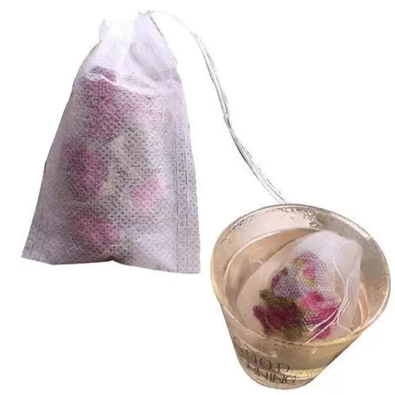 La Théière de Lulu Sachet De Thé Vide^Sachet de Thé en tissu écologique (SET de 50 pièces)